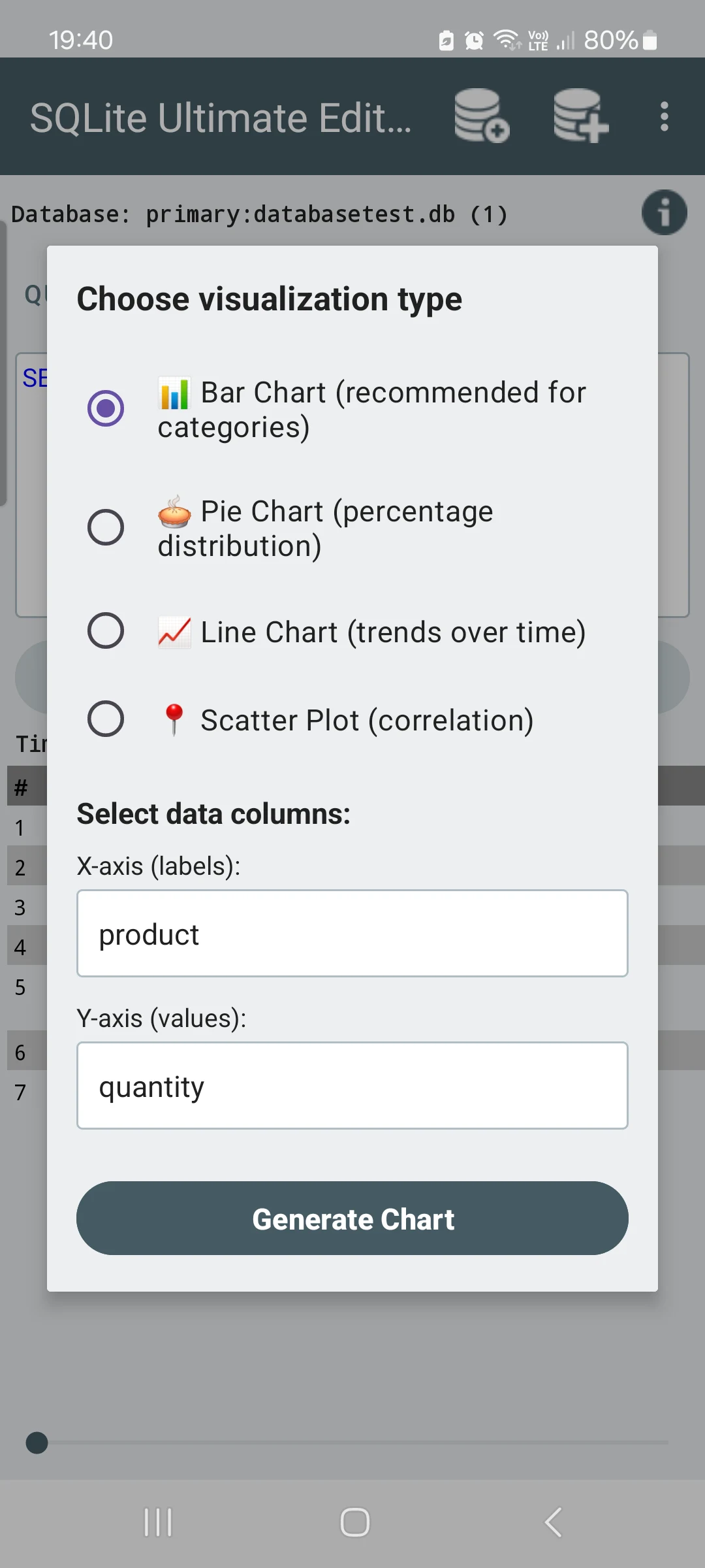SQLite Ultimate Editor screenshot